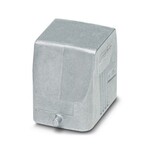 Obudowy wtyku B6, do pałąka wzdłużnego, materiał: odlew aluminiowy ciśnieniowy, odporny na wodę morską, zmienna, wysokość: 52 mm, dławnica kablowa: bez, Standard, bez otworu gwintowanego na dławnicę