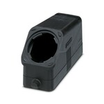 Obudowy wtyku B24, do pałąka wzdłużnego, materiał: PA 6.6-FR, odejście kabla: 1, proste/boczne, wysokość: 63 mm, dławnica kablowa: bez, Standard