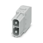 Moduł wkładki stykowej, liczba biegunów: 2, styki mocy: 2, styki sterujące: 0, Pin, Przyłącze Push-in, 830 V, 40 A, 2,5 mmsup2/sup ... 6 mmsup2/sup, zastosowanie: Moc
