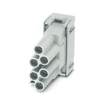Moduł wkładki stykowej, liczba biegunów: 6, styki mocy: 6, styki sterujące: 0, Gniazdo, Przyłącze Push-in, 500 V, 16 A, 0,5 mmsup2/sup ... 2,5 mmsup2/sup, zastosowanie: Moc