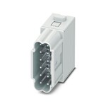 Moduł wkładki stykowej, liczba biegunów: 12, styki mocy: 0, styki sterujące: 12, Pin, Przyłącze Push-in, 250 V, 10 A, 0,14 mmsup2/sup ... 1,5 mmsup2/sup, zastosowanie: Sygnał