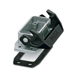 Obudowa do zabudowy D15, z pałąkiem wzdłużnym, materiał: odlew aluminiowy ciśnieniowy, odporny na wodę morską, wysokość: 26 mm, dławnica kablowa: bez, Standard