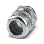 Dławnica kablowa, materiał przepustu: Mosiądz, niklowany, zastosowanie: Standard, zewnętrzna średnica kabla 13 mm ... 18 mm, ekranowanie: nie, gwint przyłącza: M32 x 1,5, kolor: srebrny, z oringiem