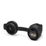 Gniazdo serwisowe ze złączem USB A 3.0 (żeńskie/żeńskie), z zaślepką