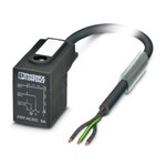 Kabel czujnika/urządzenia wykonawczego, 3-bieg., PUR bez halogenów, czarno-szary (RAL 7021), wolny koniec przewodu, na Wtyk zaworowy BI (11 mm), Układ: niepodłączony, długość kabla: 10 m