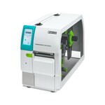 Drukarka termotransferowa do jedno- i dwustronnego nadruku do wszystkich materiałów na rolce jest dostępna w rozdzielczości 300 dpi. Nadaje się do pracy w trybie ciągłym w produkcji do dużych serii, ponieważ umożliwia stosowanie również dużych rolek.