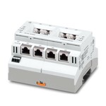 Unmanaged Switch 1000 REG seria, 8 Porty RJ45 10/100/1000 Mb/s, stopień ochrony: IP20, Temperatura otoczenia (praca): 5 °C ... 50 °C, Zakres napięcia zasilania: 9 V DC ... 32 V DC, Konstrukcja REG zgodna z normą DIN 43880