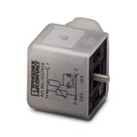 Wtyk zaworowy, Uniwersalny, 3-bieg., Wtyk zaworowy A, Przyłącze śrubowe, dławnica kablowa Pg9, zewnętrzna średnica przewodu 6 mm ... 8 mm