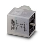 Wtyk zaworowy, Uniwersalny, 3-bieg., Wtyk zaworowy A, Przyłącze śrubowe, dławnica kablowa Pg9, zewnętrzna średnica przewodu 6 mm ... 8 mm