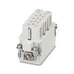 Wkładka stykowa, liczba biegunów: 10+PE, rozmiar: D15, liczba przyłączy na biegun: 1, Gniazdo, Przyłącze Push-in, 250 V, 16 A, 0,14 mmsup2/sup ... 2,5 mmsup2/sup