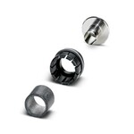 Kosz zaciskowy kabla i adapter ekranu, ekranowany: tak, średnica wiązki przewodów: 7,7 mm, zakres średnicy kabli: 9,5 mm ... 10,5 mm, seria: NC, RC, ten artykuł powinien być wolny od ołowiu od 1 kw. 2027 r. zgodnie z RoHS II bez wyjątku 6c (Pb 0,1%), alternatywa bezołowiowa jest dostępna z wyprzedzeniem na żądanie