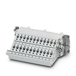 Adapter zaciskowy HEAVYCON, wkładka żeńska, seria B24, 24-biegunowy, do lewej strony szafy, zaciski Push-in