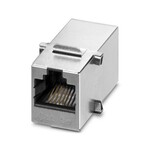 Łącznik RJ45, stopień ochrony: IP20, liczba biegunów: 8, 1 Gb/s, CAT5, materiał: Tworzywo sztuczne, rodzaj przyłącza: Łącznik wtykowy, Keystone, Ethernet