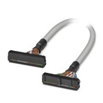 Okrągły kabel konfekcjonowany. przyłącze 1: IDC/FLK listwa styków żeńskich (1x 34-bieg.). złącze 2: IDC/FLK listwa styków żeńskich (1x 34-bieg.). długość kabla: 1 m
