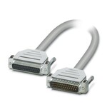Kabel okrągły konfekcjonowany. przyłącze 1: Listwa styków żeńskich D-SUB (1x 25-bieg.). złącze 2: męskie złącze wtykowe D-SUB (1x 25-bieg.). długość kabla: 0,5 m