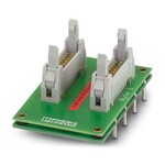 Adapter czołowy VARIOFACE do podzespołów Inline do przekazywania 16 (2 × 8) cyfrowych sygnałów wyjściowych.