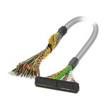 Okrągły kabel konfekcjonowany. przyłącze 1: Pojedyncze żyły (50-bieg.) (Żyły są opisane i zaopatrzone w tulejki). złącze 2: IDC/FLK listwa styków żeńskich (1x 50-bieg.). długość kabla: 3 m