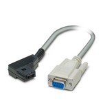 Kabel danych do komunikacji między urządzeniami z 9-biegunowym przyłączem D-SUB RS232 i urządzeniami Phoenix Contact z 12-biegunowym portem danych IFS, jak QUINT UPS-IQ lub TRIO UPS.