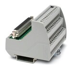 Moduł VARIOFACE, z przyłączem śrubowym i miniaturową listwą styków żeńskich D-SUB, do montażu na szynach nośnych NS 35, z diodami LED, liczba biegunów: 37