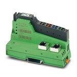Inline, Łącznik magistrali, Modbus/TCP (UDP), Gniazdo RJ45, prędkość transmisji w magistrali lokalnej: 500 kBit/s / 2 MBit/s, stopień ochrony: IP20, Z wtykiem Inline i polem opisowym