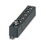 Unmanaged Switch 1600 seria, 5 Porty M12 10/100 MBit/s, stopień ochrony: IP65/IP66/IP67, Temperatura otoczenia (praca): -40 °C ... 70 °C, Zakres napięcia zasilania: 9 V DC ... 32 V DC, PROFINET Conformance Class A, Rozszerzony zakres temperatur