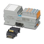 Axioline F, Cyfrowy moduł wejściowy, Wejścia cyfrowe: 8, 110 V DC / 220 V DC, technika przyłączeniowa: 2-przewodowa, zgodnie z normą IEC 61850-3, prędkość transmisji w magistrali lokalnej: 100 Mb/s, stopień ochrony: IP20, wraz z modułem gniazda magistrali i wtykami Axioline F