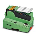 Sterownik Inline umożliwia komunikację poprzez PROFINET i Modbus/TCP. Programowanie odbywa się za pomocą PC Worx Express lub PC Worx (IEC 61131-3).