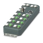 Axioline E, EtherCAT®, Złącze M12, porty IO-Link Class A: 4, rodzaj przyłącza: Złącze M12, technika przyłączeniowa: 3-żyłowe, porty IO-Link Class B: 4, rodzaj przyłącza: Złącze M12, technika przyłączeniowa: 3-żyłowe, Wejścia cyfrowe na pinie 2 przy portach klasy A: 4, 24 V DC, technika przyłączeniowa: 3-żyłowe, Obudowa z tworzywa, stopień ochrony: IP65/IP67