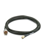 Kabel antenowy, średnica zewnętrzna: 5 mm, żyła wewnętrzna: sztywna, tłumienie: 2,0 / 3,3 / 4,8 dB przy 0,9 / 2,4 / 5,8 GHz, złącza: N (męskie) - RSMA (męskie), długość kabla: 5 m, dostępny ulepszony technicznie, bezołowiowy następca artykułu: nr art. 1340137