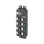 Axioline E, Cyfrowe urządzenie wyjściowe, porty IO-Link Class B: 1, rodzaj przyłącza: Złącze M12, kodowanie A, technika przyłączeniowa: 5-żyłowe, Wyjścia cyfrowe: 8, 24 V DC, 500 mA, technika przyłączeniowa: 3-żyłowe, Obudowa z tworzywa, stopień ochrony: IP65/IP67