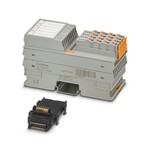 Axioline F, moduł do pomiaru mocy, wejście napięciowe: do 400 V AC (faza/przewód neutralny) lub 690 V AC (faza/faza), wejście prądowe: do 5 A AC, prędkość transmisji w magistrali lokalnej: 100 Mb/s, stopień ochrony: IP20, w komplecie moduł gniazda magistrali i wtyki Axioline F