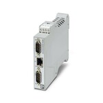 Bramka GW MODBUS TCP/RTU... przekształca szeregowe dane Modbus/RTU lub ASCII na Modbus/TCP. Obsługuje szeregowe urządzenia Client lub Server. Obejmuje jeden port RJ45 i dwa porty D-SUB 9.