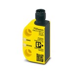 Bezdotykowy wyłącznik bezpieczeństwa do kat. 4, PL e (EN ISO 13849), SIL 3 (IEC 61508), czujnik jednokodowy z kodowaniem RFID, typ 4 (EN ISO 14119), uruchomienie ręczne lub automatyczne, zintegrowana diagnostyka, zasilanie 24 V DC, IP69K, wtyk M12