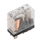 Miniaturowy przekaźnik przemysłowy, 24 V AC, Czerwona dioda LED, 1 zestyk przełączny (AgSnO), 250 V AC, 10 A, Dostępność przycisku testowego: Nie, DRI314524L