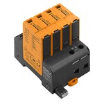 Kombinowany ogranicznik przepięć AC (typ 1+2), Napięcie sieciowe: 230 V / 400 V, Sieć niskiego napięcia: TN-C-S, TN-S, Liczba biegunów: 3, VPU AC I 4 R 300/12.5