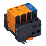 Kombinowany ogranicznik przepięć AC (typ 1+2), Napięcie sieciowe: 230 V / 400 V, Sieć niskiego napięcia: TN-C, TN-S, TT, IT z N, IT bez N, Liczba bieg, VPU AC I 3+1 R 300/12.5 LH