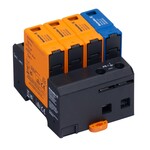 Kombinowany ogranicznik przepięć AC (typ 1+2), Napięcie sieciowe: 230 V / 400 V, Sieć niskiego napięcia: TN-C, TN-S, TT, IT z N, IT bez N, Liczba bieg, VPU AC I 3+1 300/12.5 LH