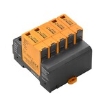 Kombinowany ogranicznik przepięć do systemów fotowoltaicznych (typ 1+2), DC, napięcie znamionowe (DC): 1000 V, Liczba biegunów: 5, VPU PV I+II 5 1000