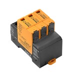 Kombinowany ogranicznik przepięć do systemów fotowoltaicznych (typ 1+2), DC, napięcie znamionowe (DC): 600 V, Liczba biegunów: 3, VPU PV I+II 3 600 E
