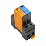 Kombinowany ogranicznik przepięć AC (typ 1+2), Napięcie sieciowe: 230 V / 400 V, Sieć niskiego napięcia: Jednofazowy, TN, TT, IT z N, IT bez N, Liczba, VPU AC I 1+1 275/25 LCF S