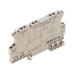 Moduł przekaźnikowy, 24 V DC ±20 %, Zielona dioda LED, 1 zestyk przełączny (Pozłacane AgSnO), 250 V AC, 6 A, złącze sprężynowe, MCZ R 24VDC 5UAU