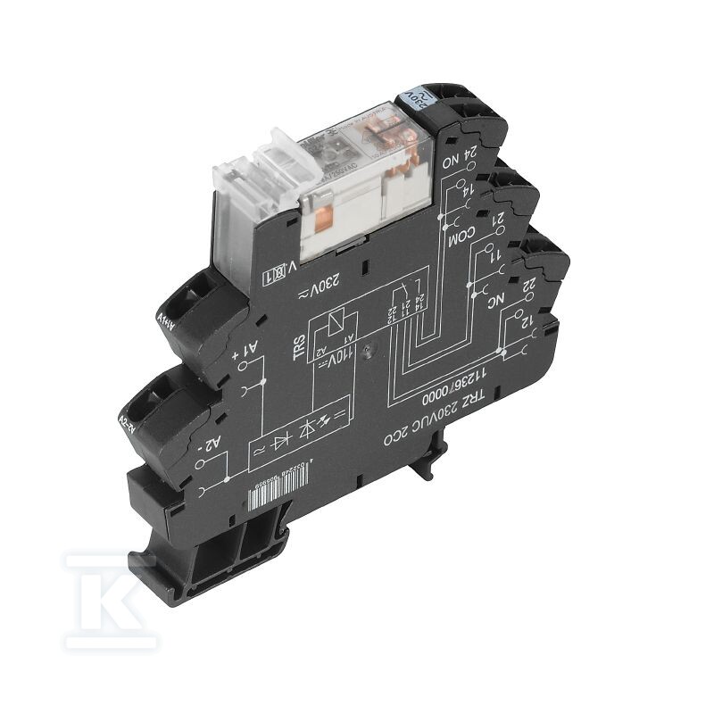 Moduł przekaźnikowy, 120 V UC ±10 %, - 1123900000
