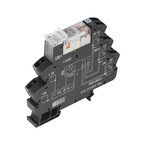 Moduł przekaźnikowy, 48 V UC ±10 %, Zielona dioda LED, 2 zestyk przełączny (AgNi platerowane złotem), 250 V AC, 8 A, złącze sprężynowe, TRZ 48VUC 2CO AU