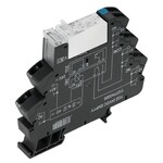 Moduł przekaźnikowy, 5 V DC ±20 %, Zielona dioda LED, 1 zestyk przełączny (AgNi), 250 V AC, 16 A, złącze sprężynowe, TRZ 5VDC 1CO 16A