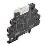 Moduł przekaźnikowy, 24 V DC ±20 %, Zielona dioda LED, 1 zestyk zwierny (AgSnO), 250 V AC, 6 A, PUSH IN, TRP 24VDC ACT PB