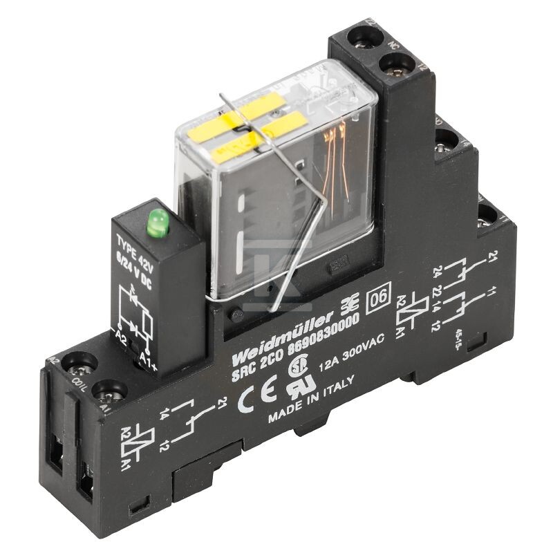 Moduł przekaźnikowy, 24 V DC ±10 %, - 1218410000