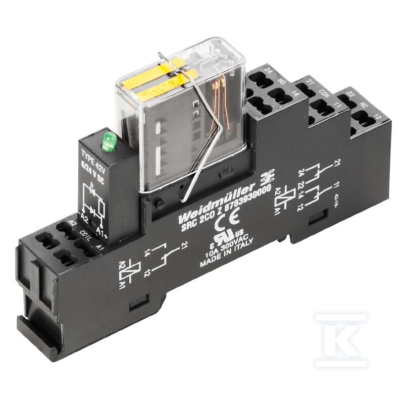 Moduł przekaźnikowy, 24 V DC ±10 %, - 1218390000