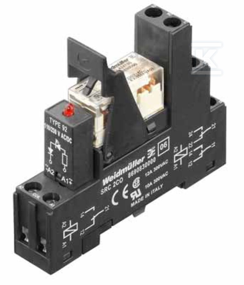 Moduł przekaźnikowy, 24 V AC, Czerwona - 7940006162