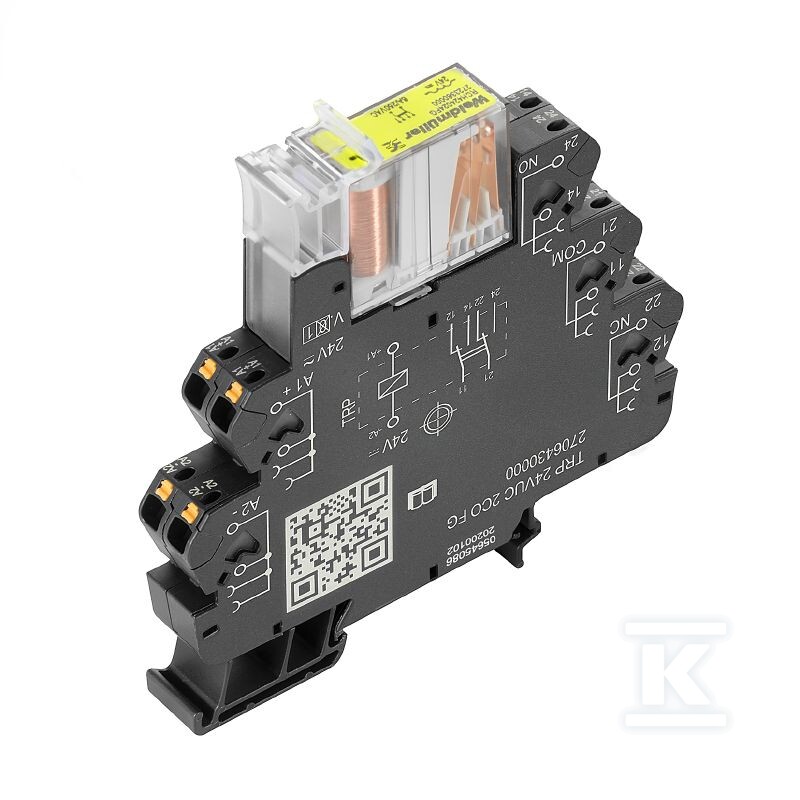 Moduł przekaźnikowy, 24 V UC ±10 %, - 2706430000