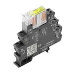 Moduł przekaźnikowy, 24 V UC ±10 %, Zielona dioda LED, 2 Zestyki przełączne o wymuszonym przełączaniu (EN 61810-3 typ B) (AgNi), 250 V AC, 6 A, złącz, TRS 24VUC 2CO FG